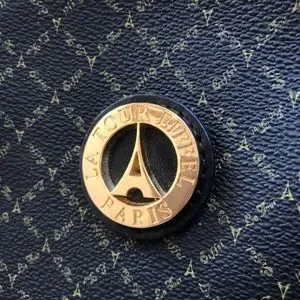 Vintage La Tour Eiffel Paris Mini Backpack - Dark Blue and Gold Leather Bag La Tour Eiffel | Bags | Vintage La Tour Eiffel Paris Mini  main image 3